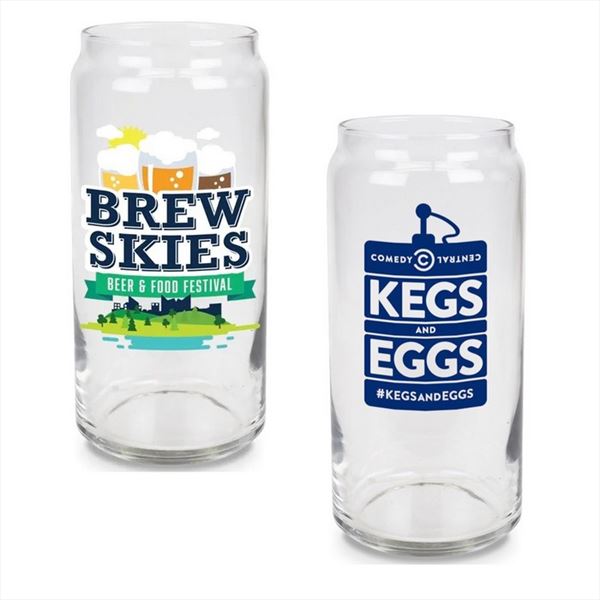 DX9027 20 Oz Big Gulp Can Glass With Custom Imprint